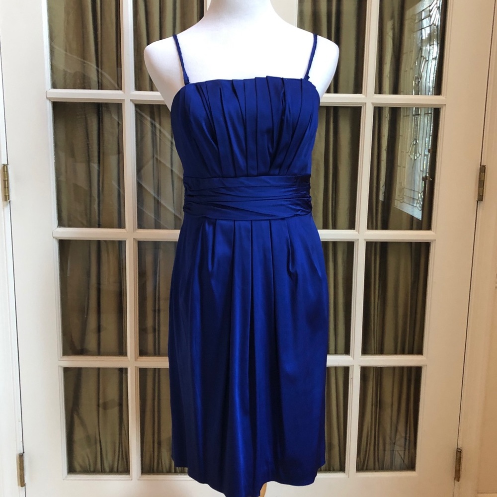 Royal Blue Cocktail Dress - with Removable Straps!